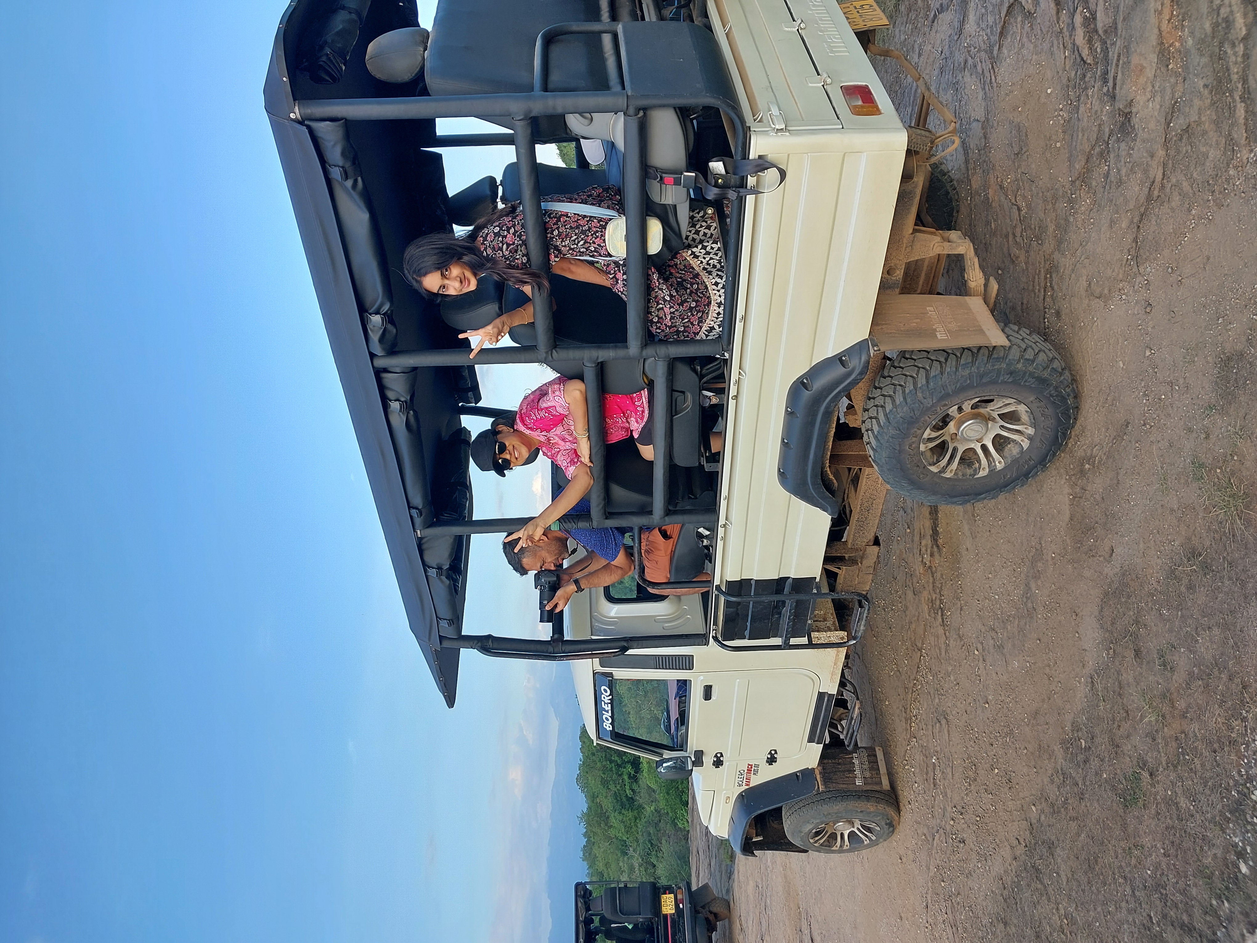 Safari jeep track in national park
